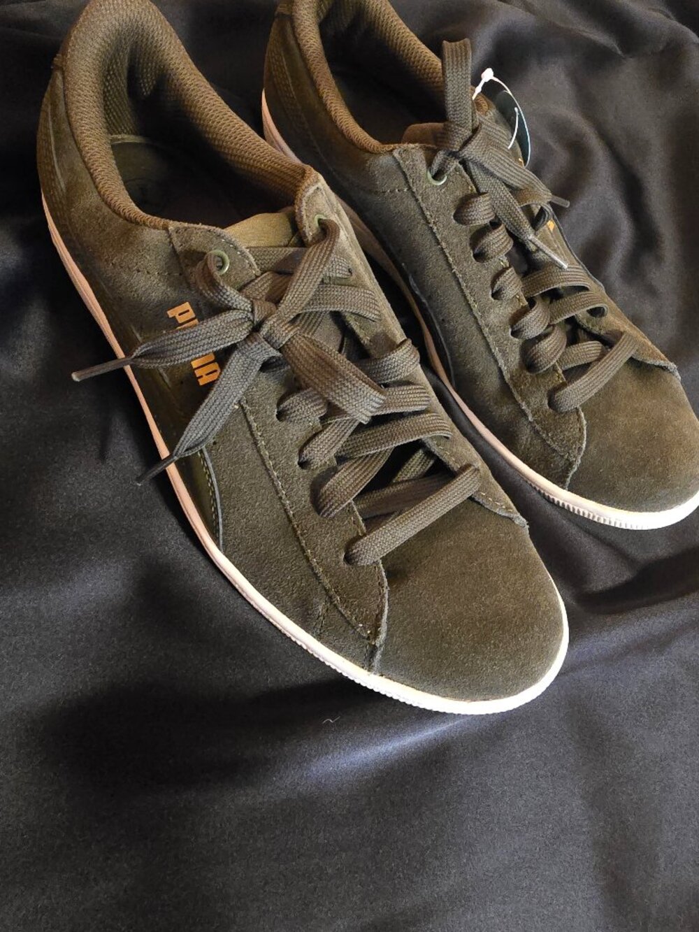 Olive Green Casual Sneakers